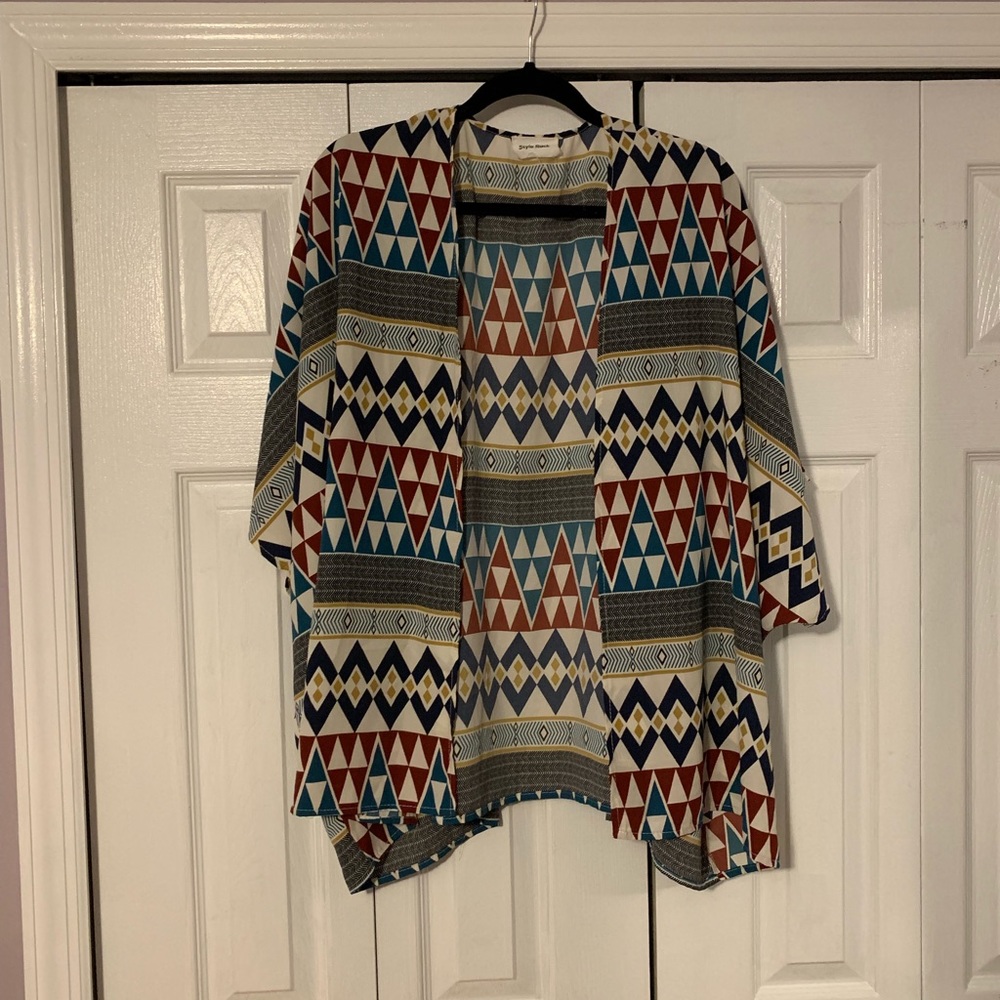 Tribal Print Kimono